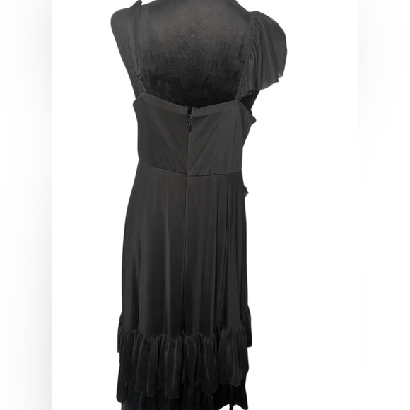Torrid Midi Mesh Ruffle Surplice Dress - Picture 7 of 13